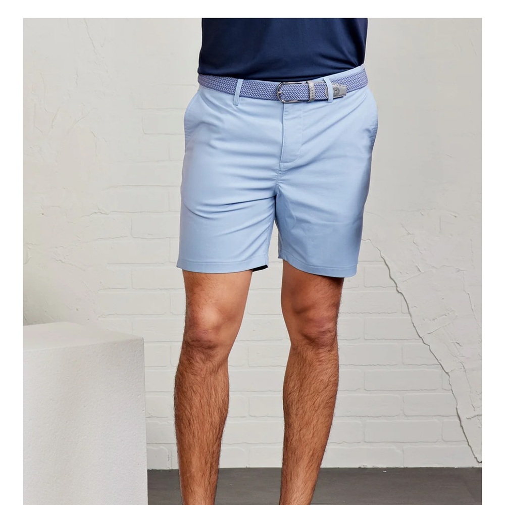 greyson Sequoia Short Performance Knit Hybrid  light blue